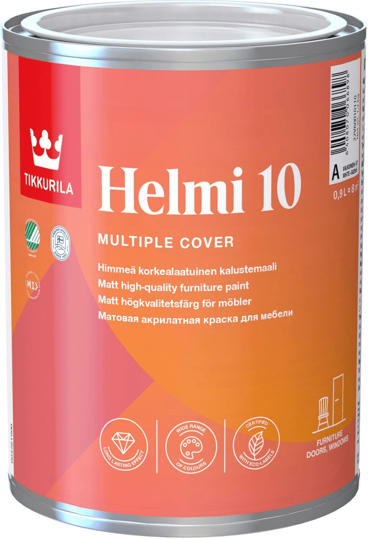 Tikkurila Kalustemaali Helmi L C S Vytett V Himme Prisma