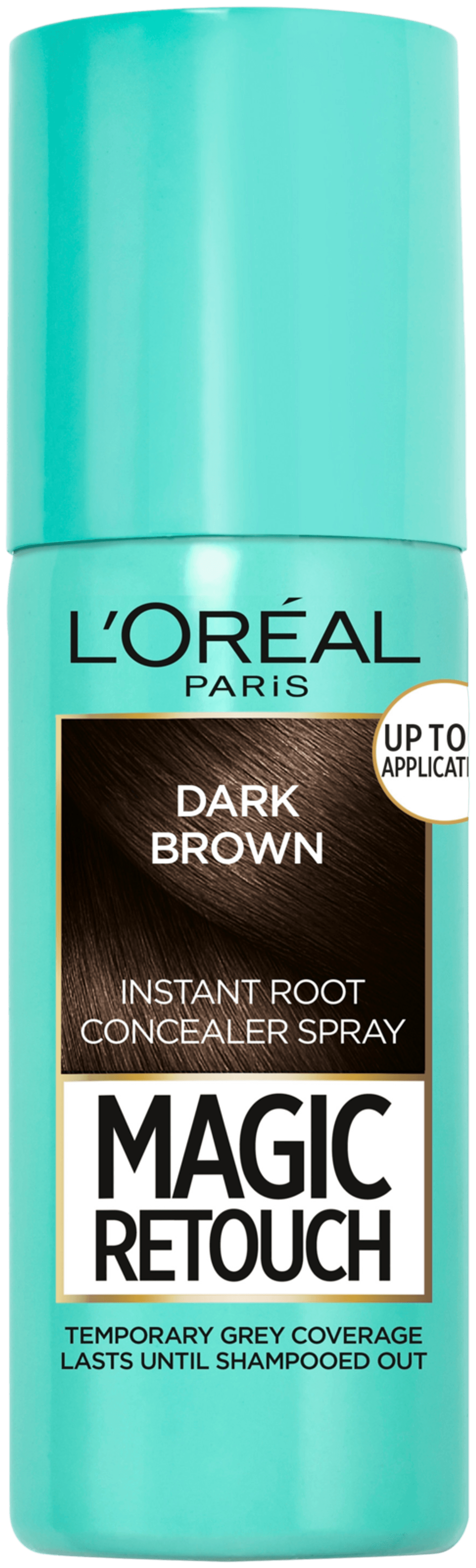 L Oréal Paris Magic Retouch Dark Brown Suihkutettava tyvisävyte 75ml