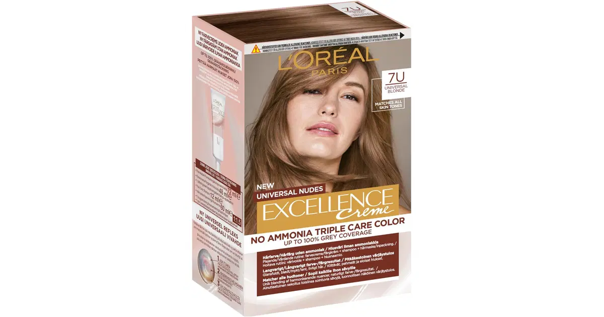 L Oréal Paris Excellence Creme Universal Nudes 7U Universal Blonde