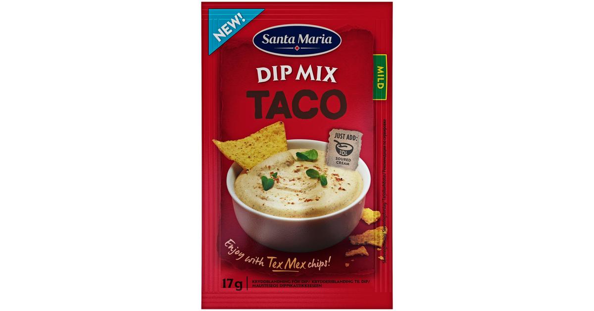 Santa Maria G Taco Dip Mix Mausteseos S Kaupat Ruoan Verkkokauppa