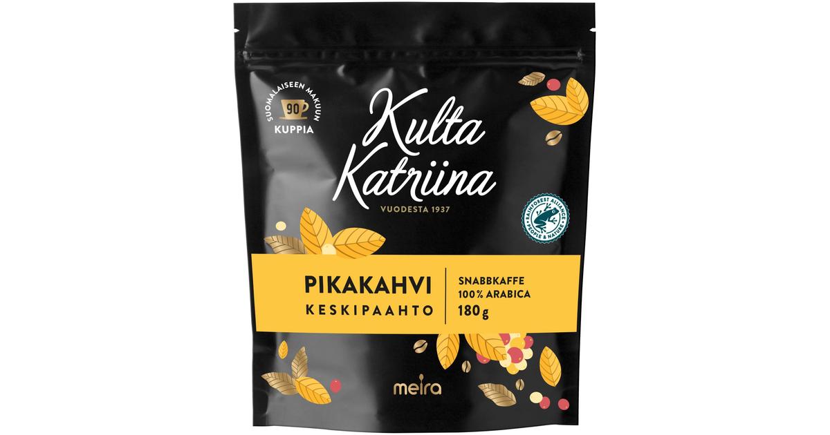 Kulta Katriina Pikakahvi RAC 180g S Kaupat Ruoan Verkkokauppa