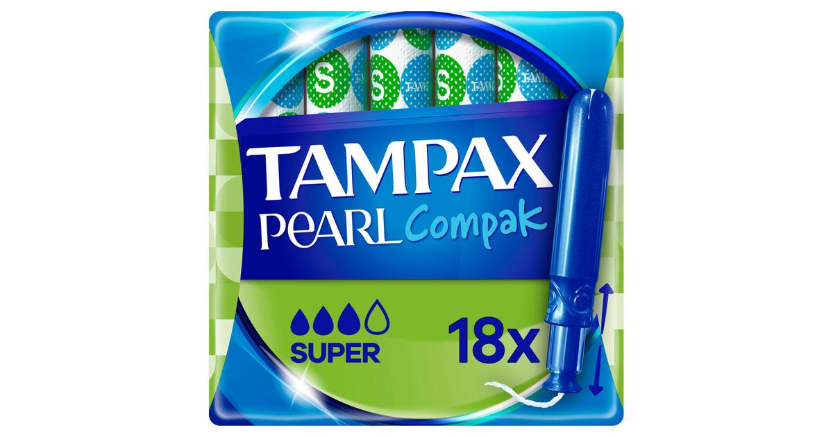 Tampax Kpl Pearl Compak Super Tamponi S Kaupat Ruoan Verkkokauppa