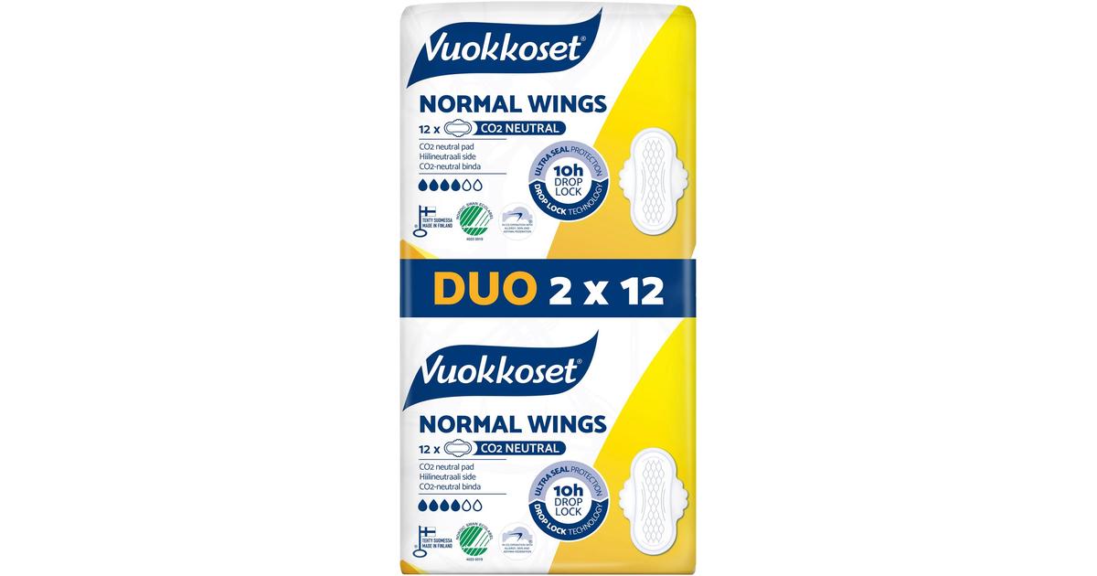 Vuokkoset Normal Wings Duo Ohutside X Kpl S Kaupat Ruoan Verkkokauppa