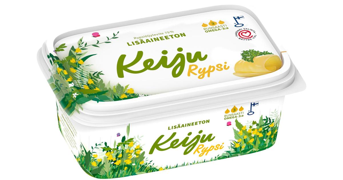 Keiju Rypsi rypsiöljy kasvirasvalevite 75 400 g S kaupat ruoan