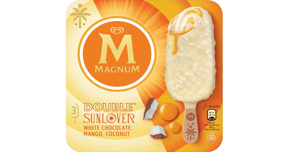 Magnum Double Sunlover Jäätelö Monipakkaus 255ml 225g 3 kpl S kaupat