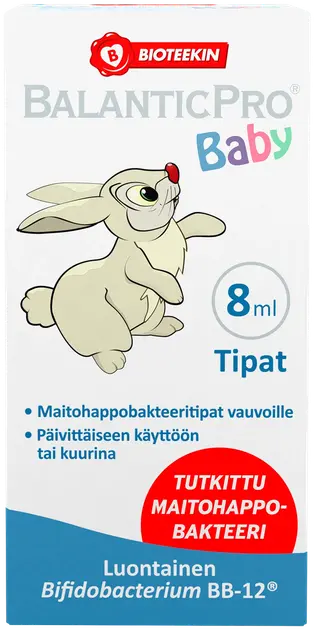 Bioteekki Balanticpro Baby Tipat Maitohappobakteerivalmiste Ml