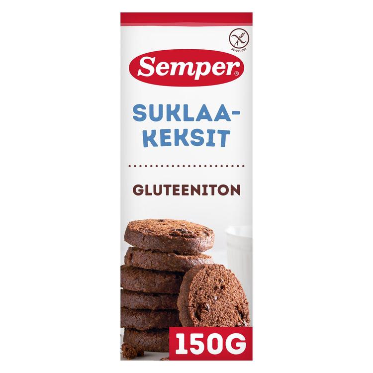 Semper Gluteeniton Suklaakeksi 150g S Kaupat Ruoan Verkkokauppa