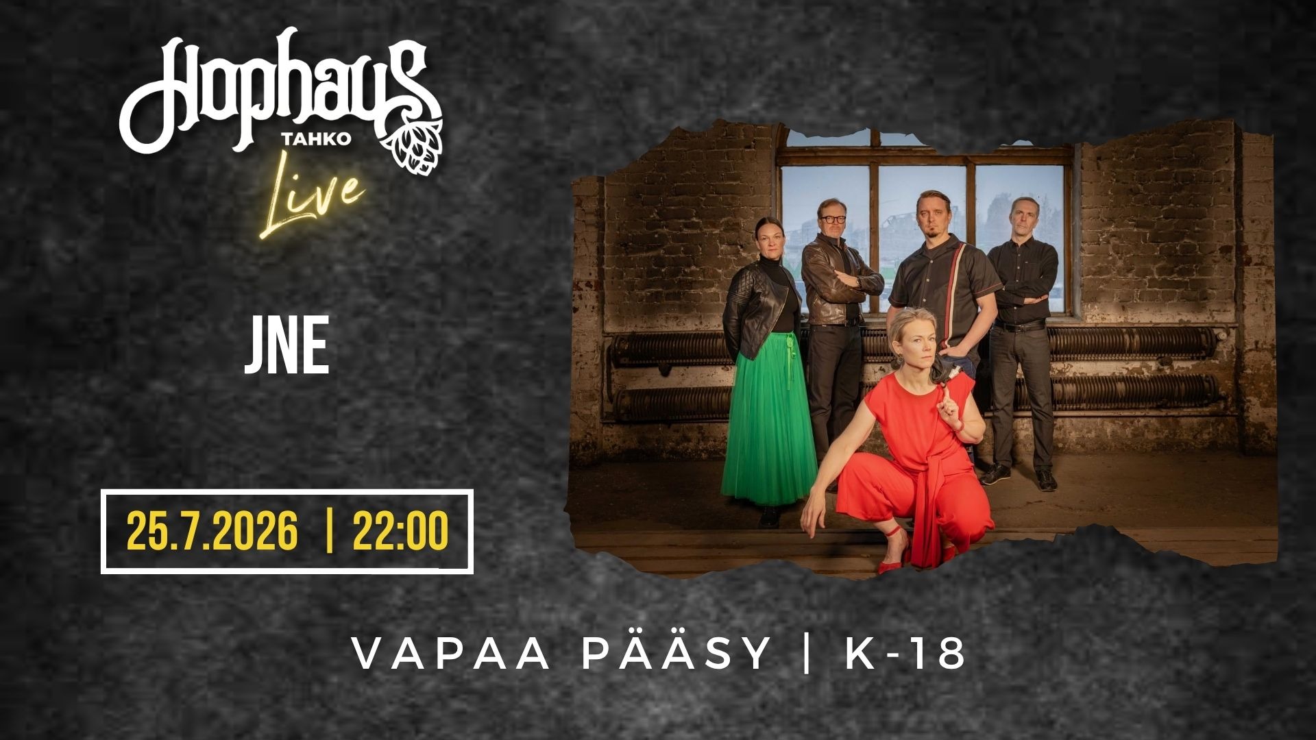 HOPHAUS LIVE: JNE
