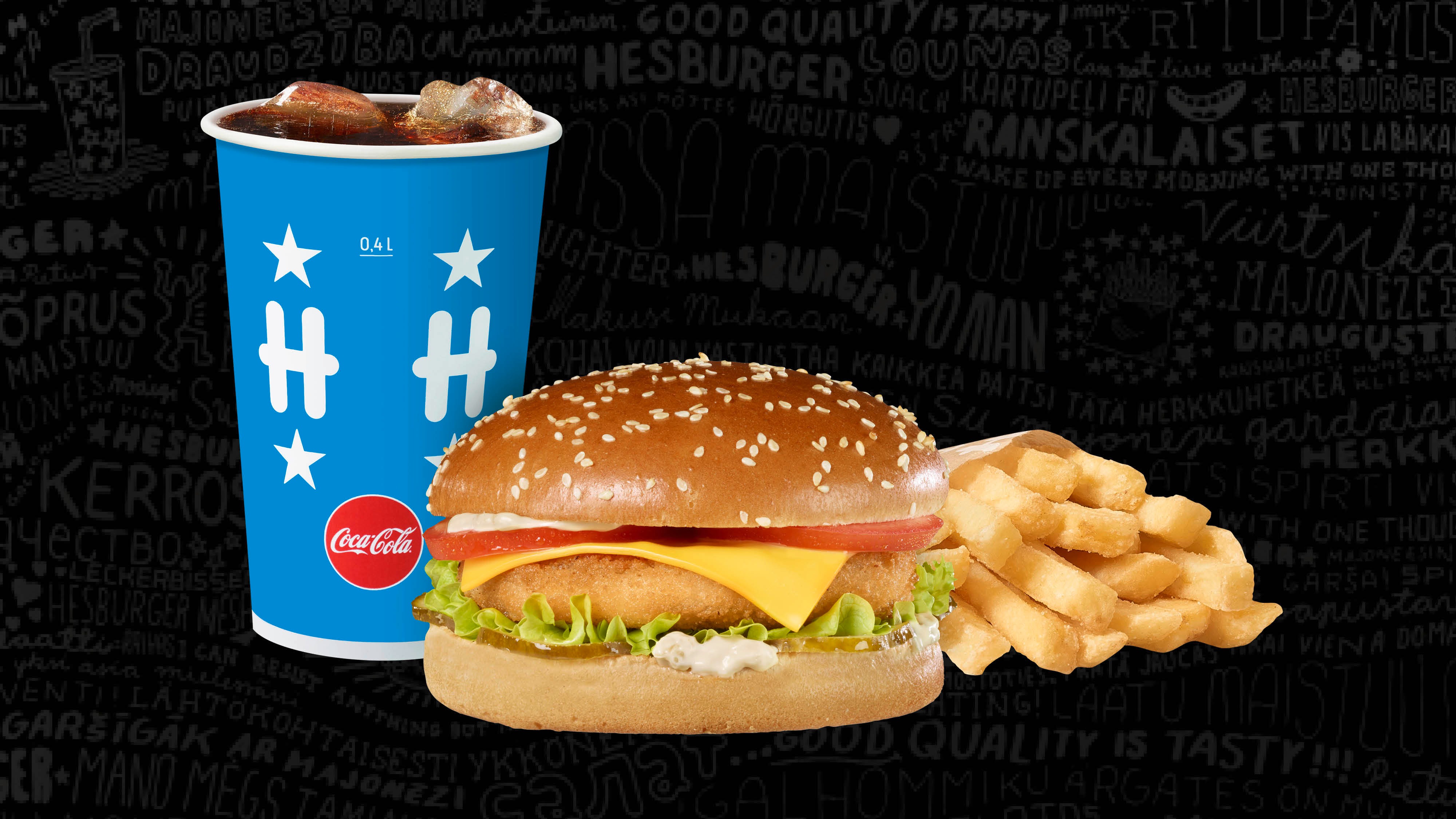 Hesburgerin bonusklubietuna elokuussa kana-ateria