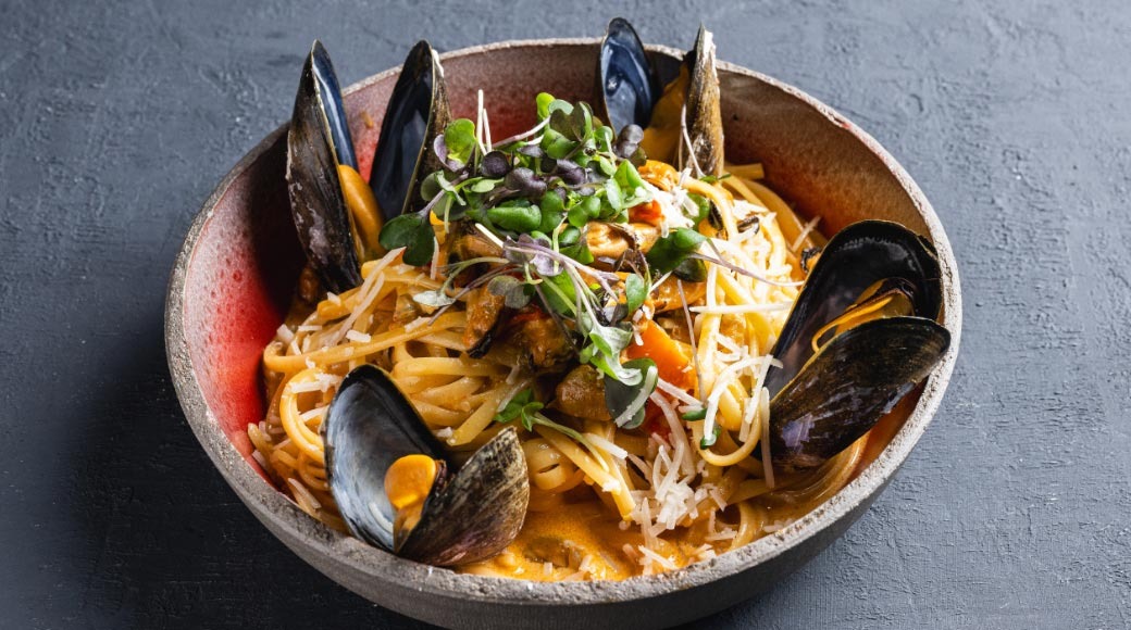 Shellfish pasta