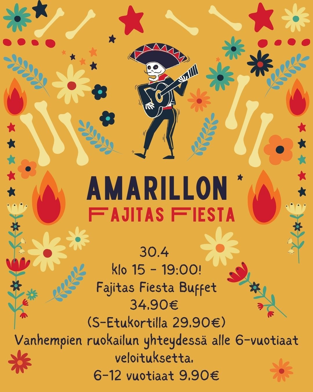Amarillon Vapun Fajitas Fiesta!