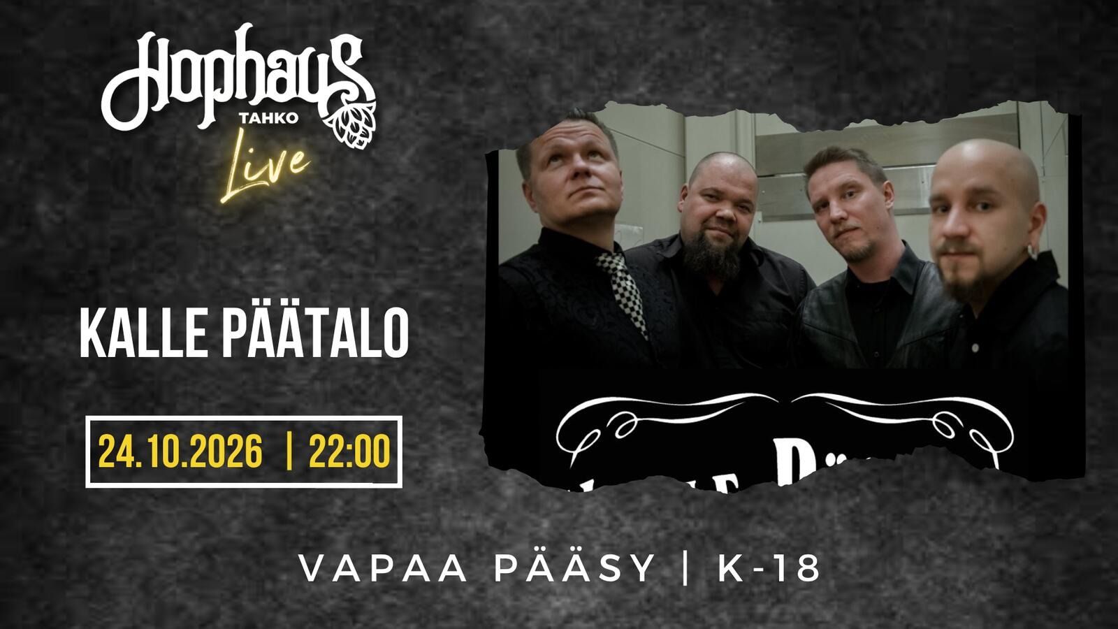 HOPHAUS LIVE: KALLE PÄÄTALO