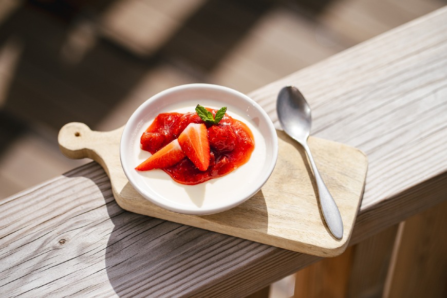 Panna cotta Sataman Viilussa