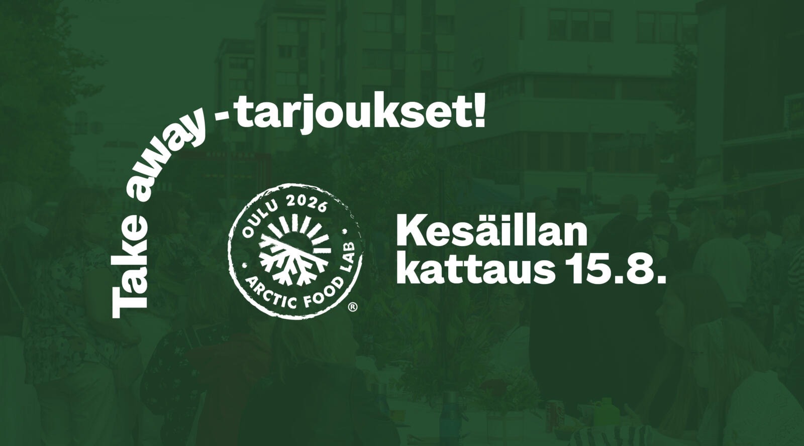 kesäillan kattaus