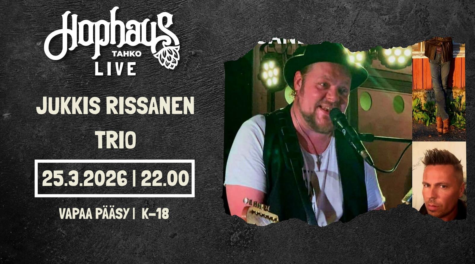 HOPHAUS LIVE: JUKKIS RISSANEN TRIO