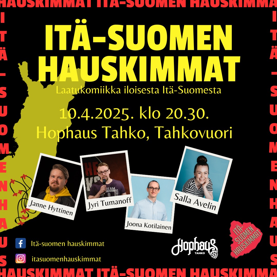 Hophaus Stand Up: Itä-Suomen Hauskimmat