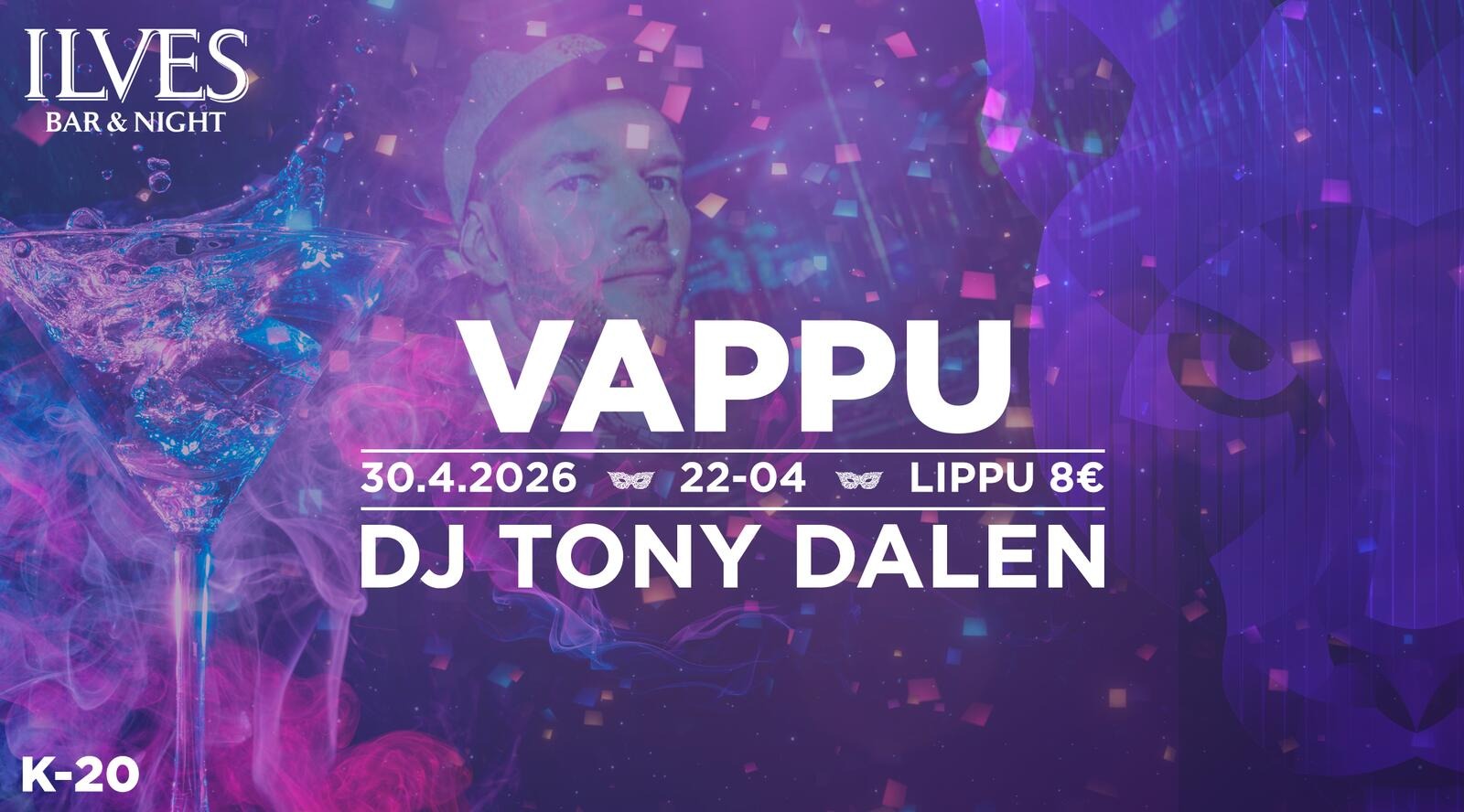 Vappuaatto on yhtä juhlaa Ilveksen yössä!