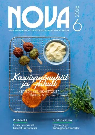Meira Novan asiakaslehden Nova 6/2026 kansikuva