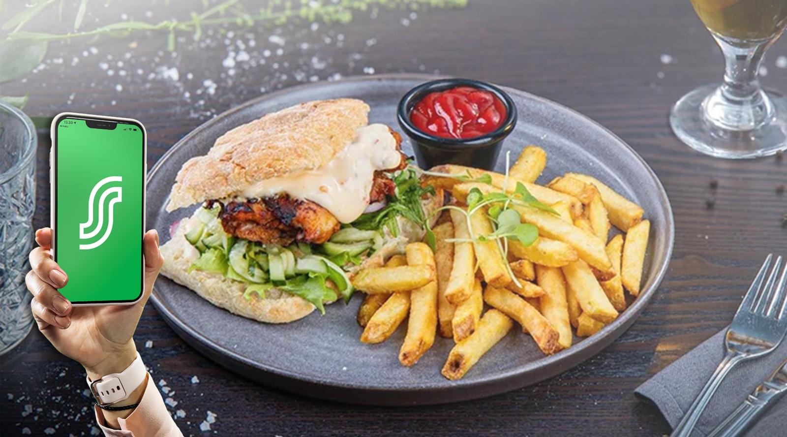 S-mobiilietusi Mustakarilla elokuussa - Kanasandwich etuhintaan.