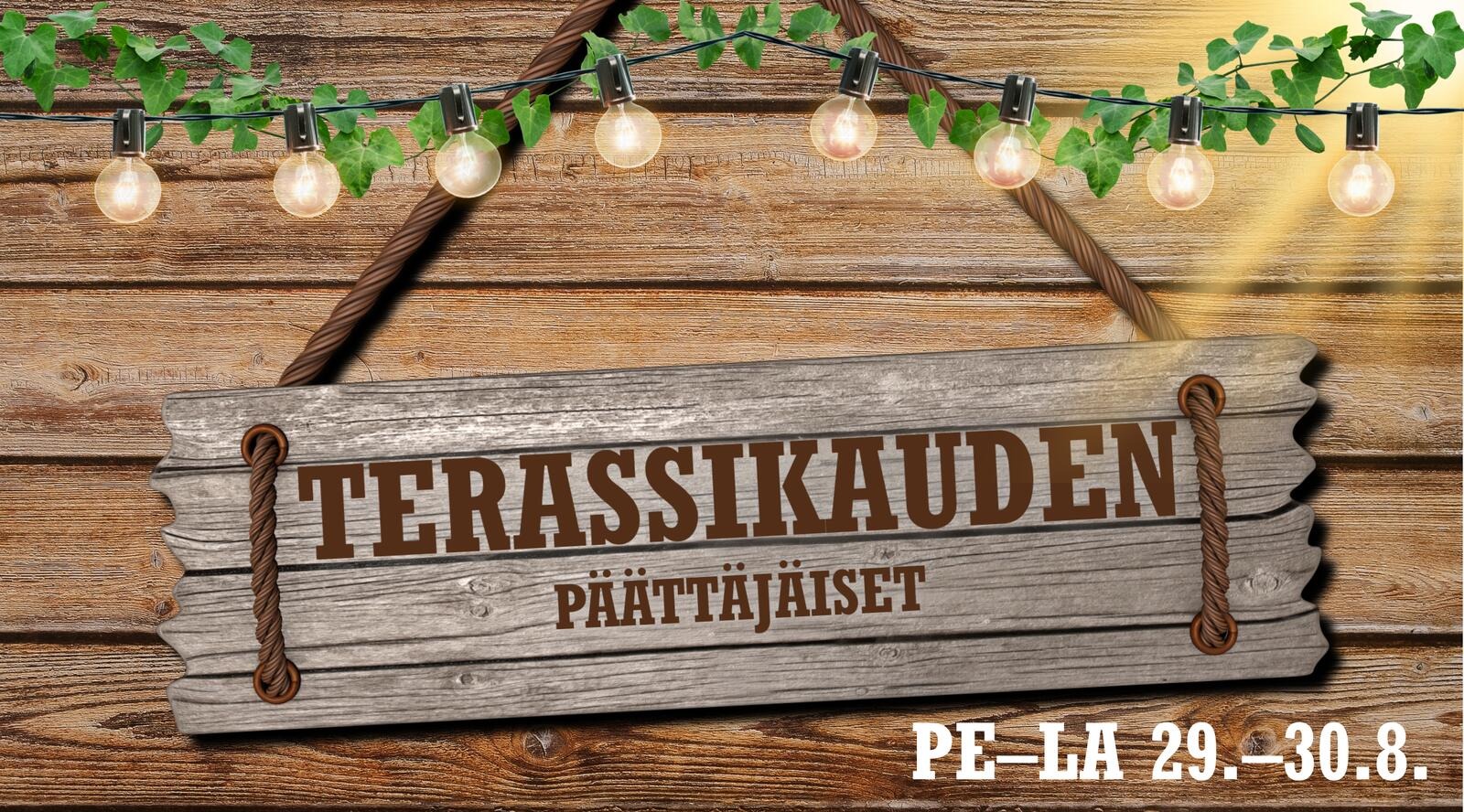 Terassikauden päättäjäiset pe–la 29.–30.9.2025