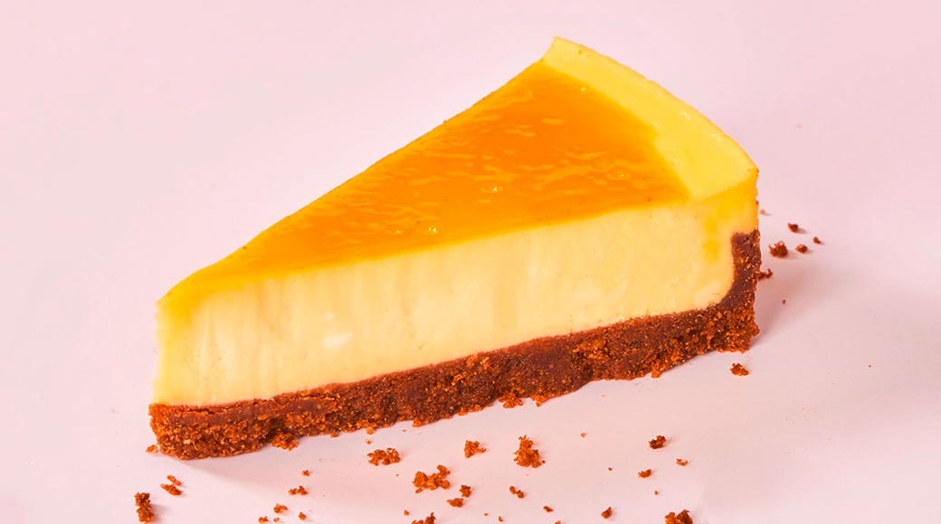 Cheesecake med mango och passionsfrukt