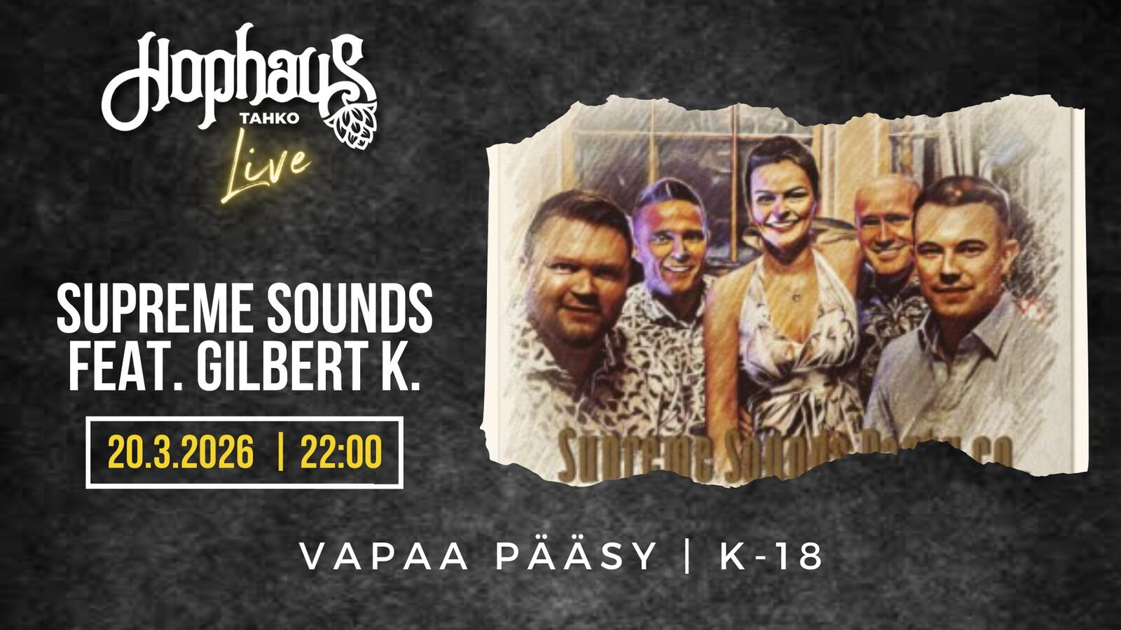 HOPHAUS LIVE: Supreme Sounds feat Gilbert K.