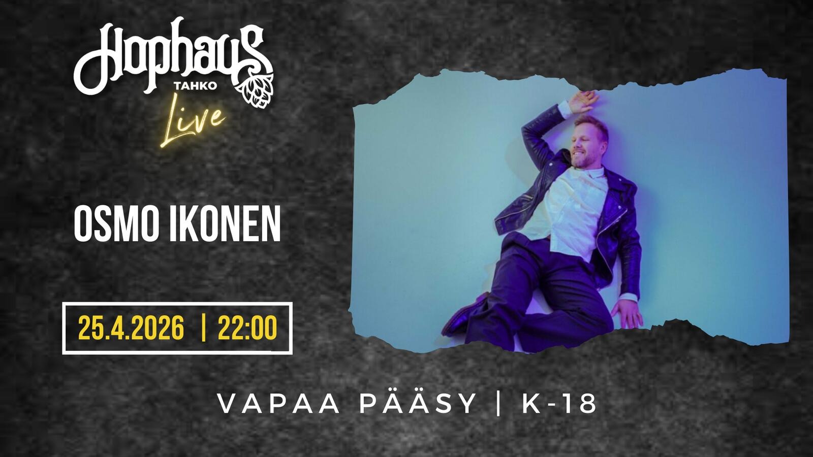 HOPHAUS LIVE: OSMO IKONEN