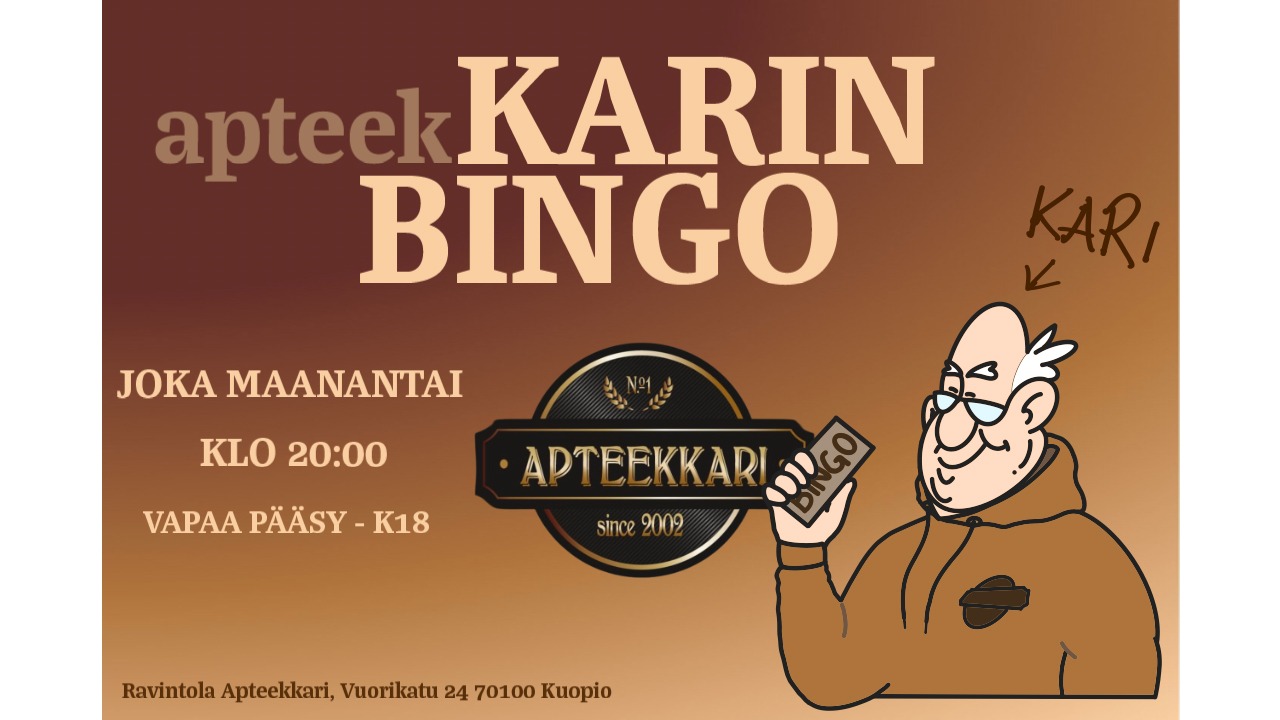 apteekKARIN BINGO