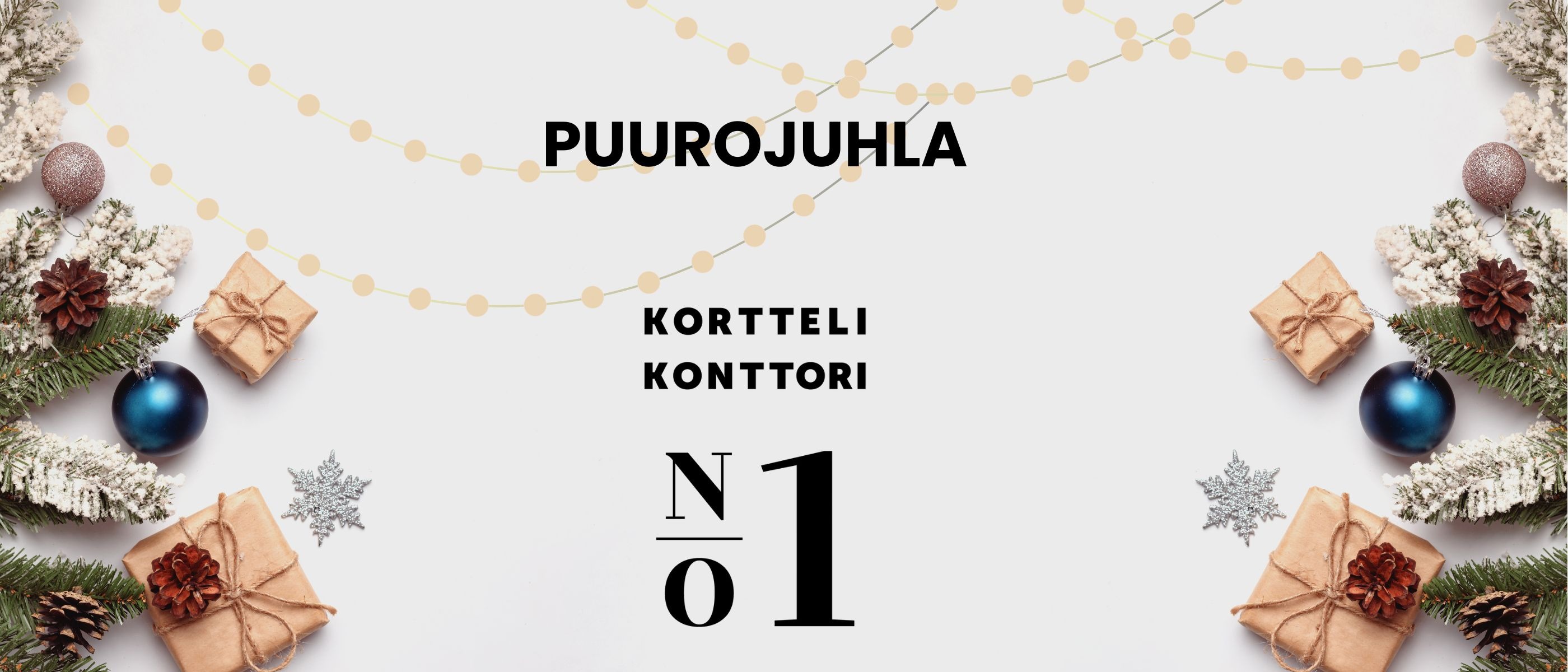 Korttelikonttorin Puurojuhla klo 15:00 alkaen