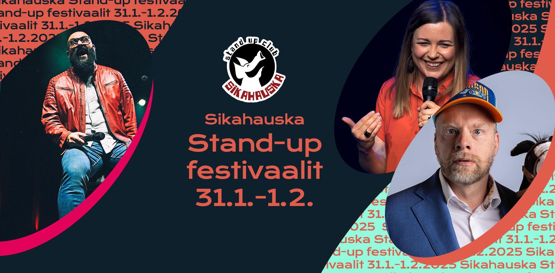 Sikahauska stand up -festarit Lampussa