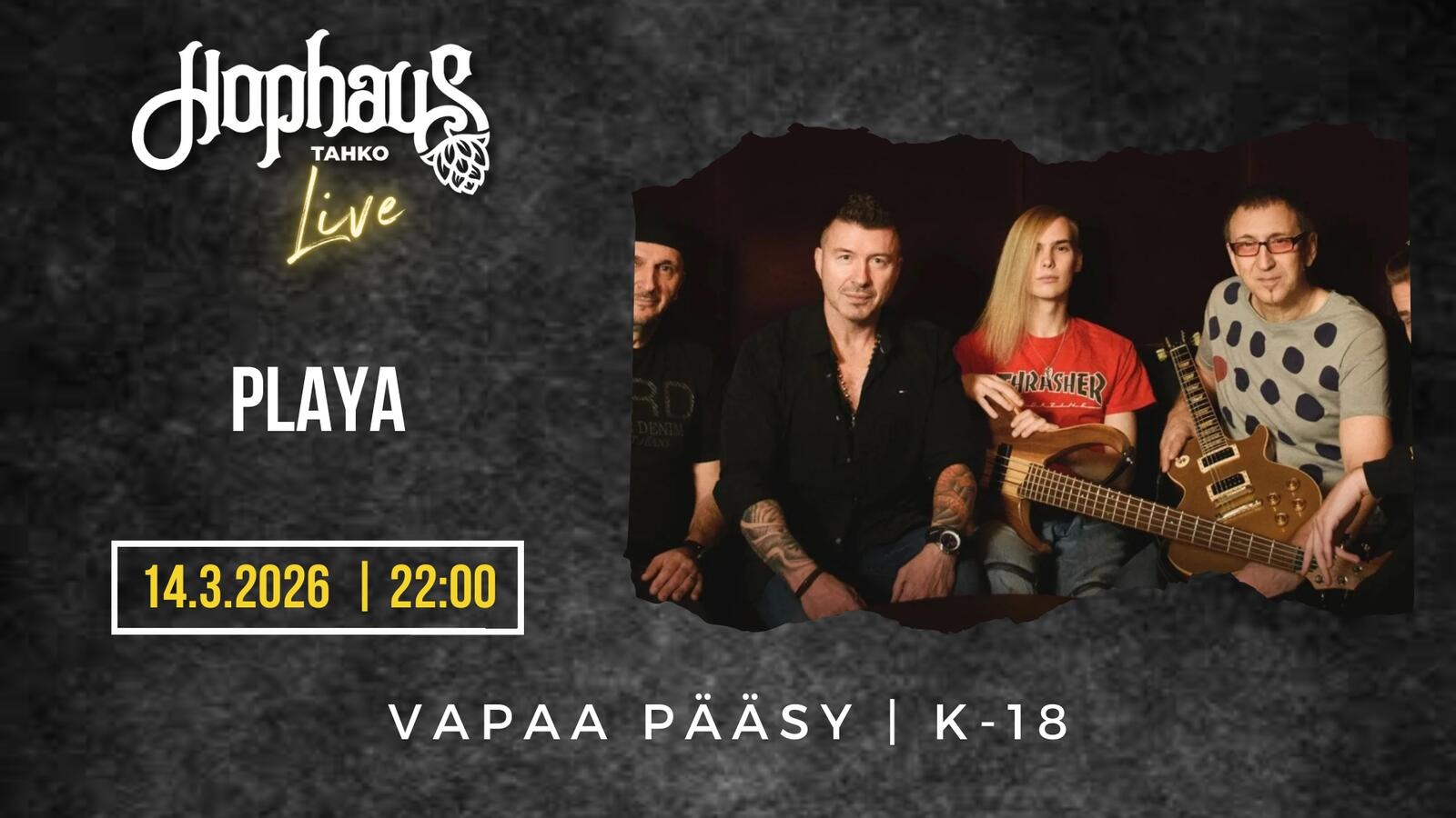 Hophaus Live: Playa