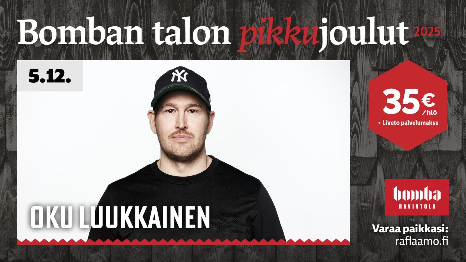 Oku Luukkainen Bomban talolla, Nurmeksessa