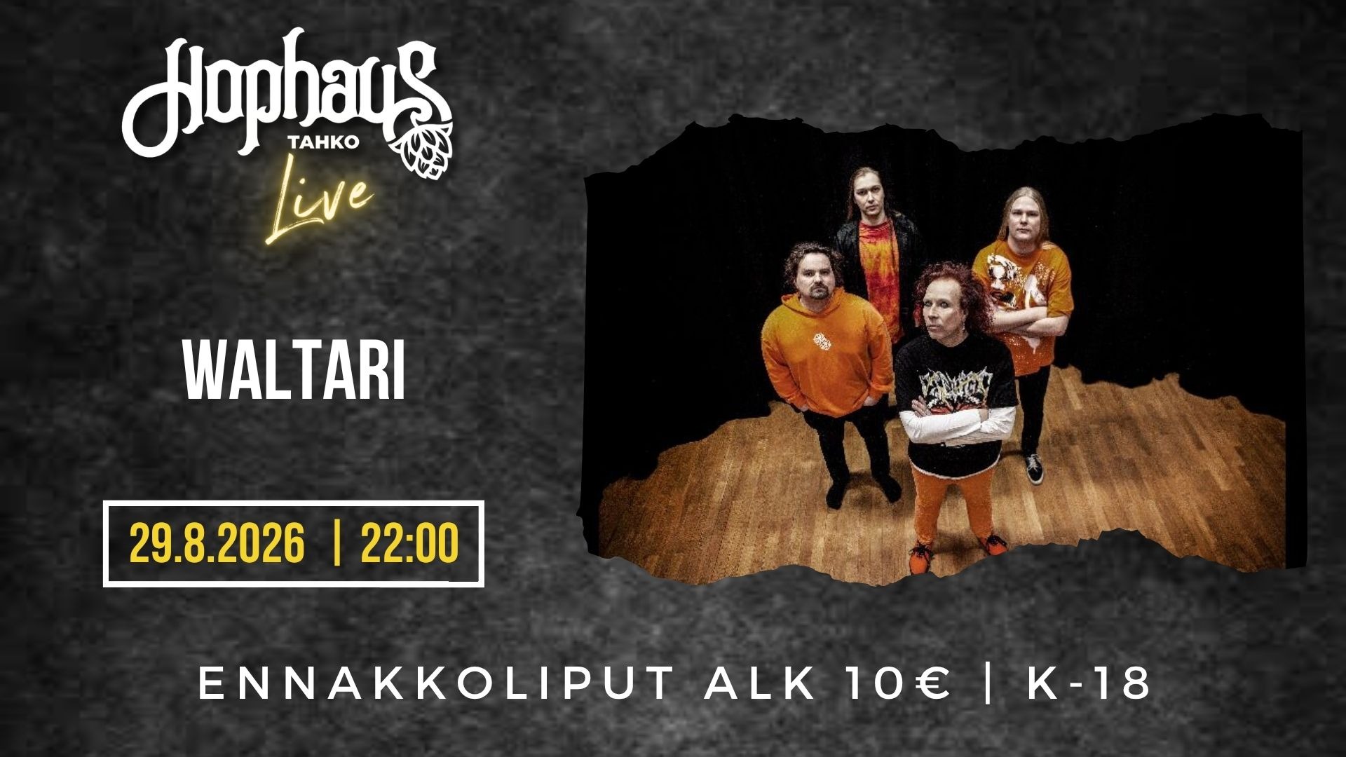 HOPHAUS LIVE: WALTARI