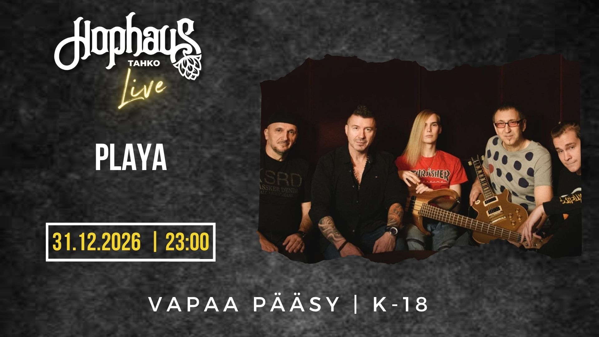 HOPHAUS LIVE: PLAYA