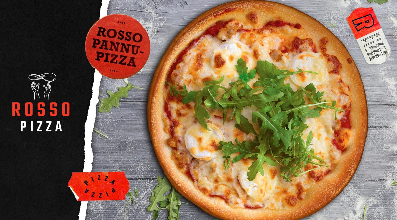 Enjoy pan pizza at Rosso Pizza Kotiranta! 