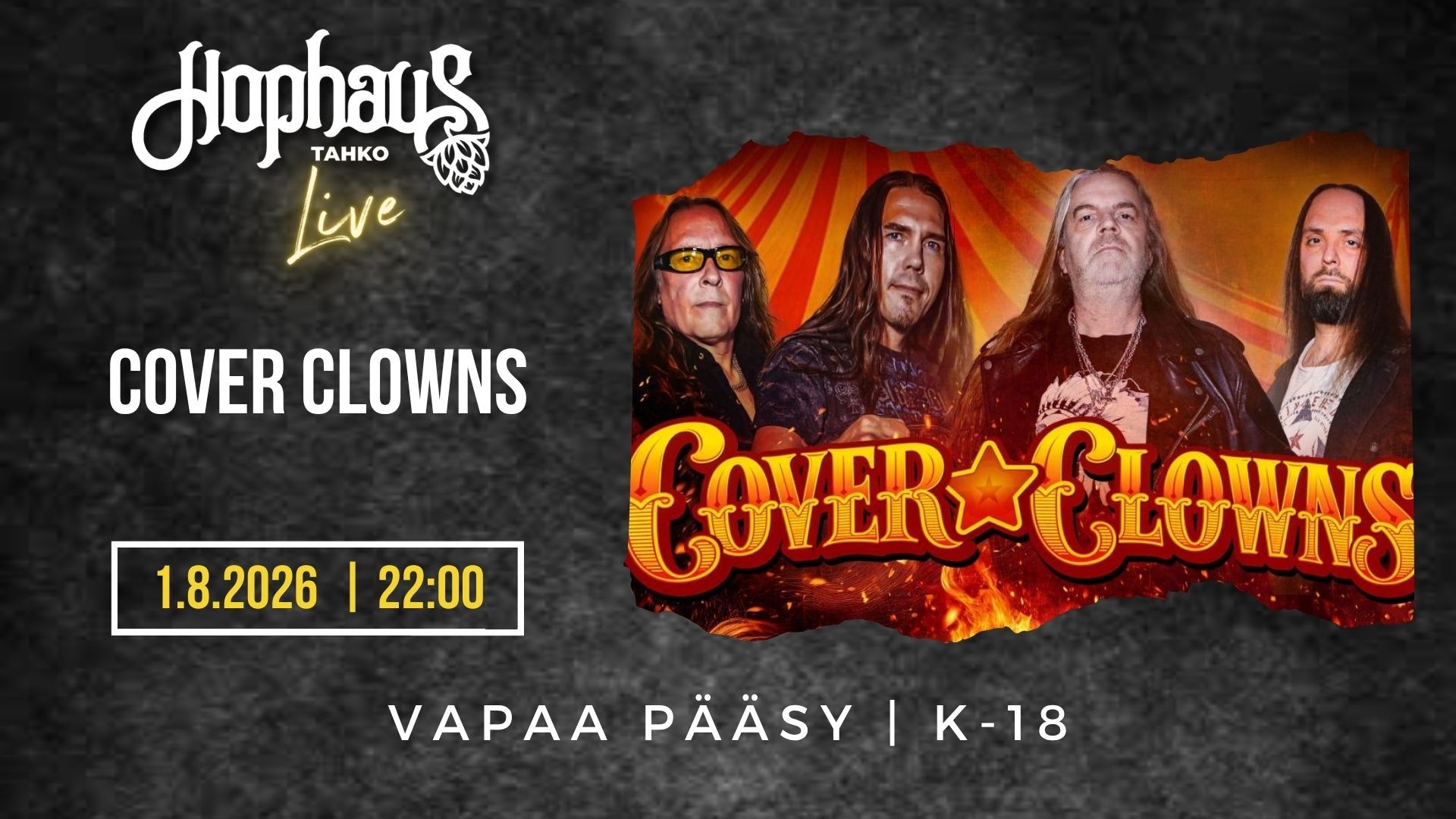 HOPHAUS LIVE: COVER CLOWNS