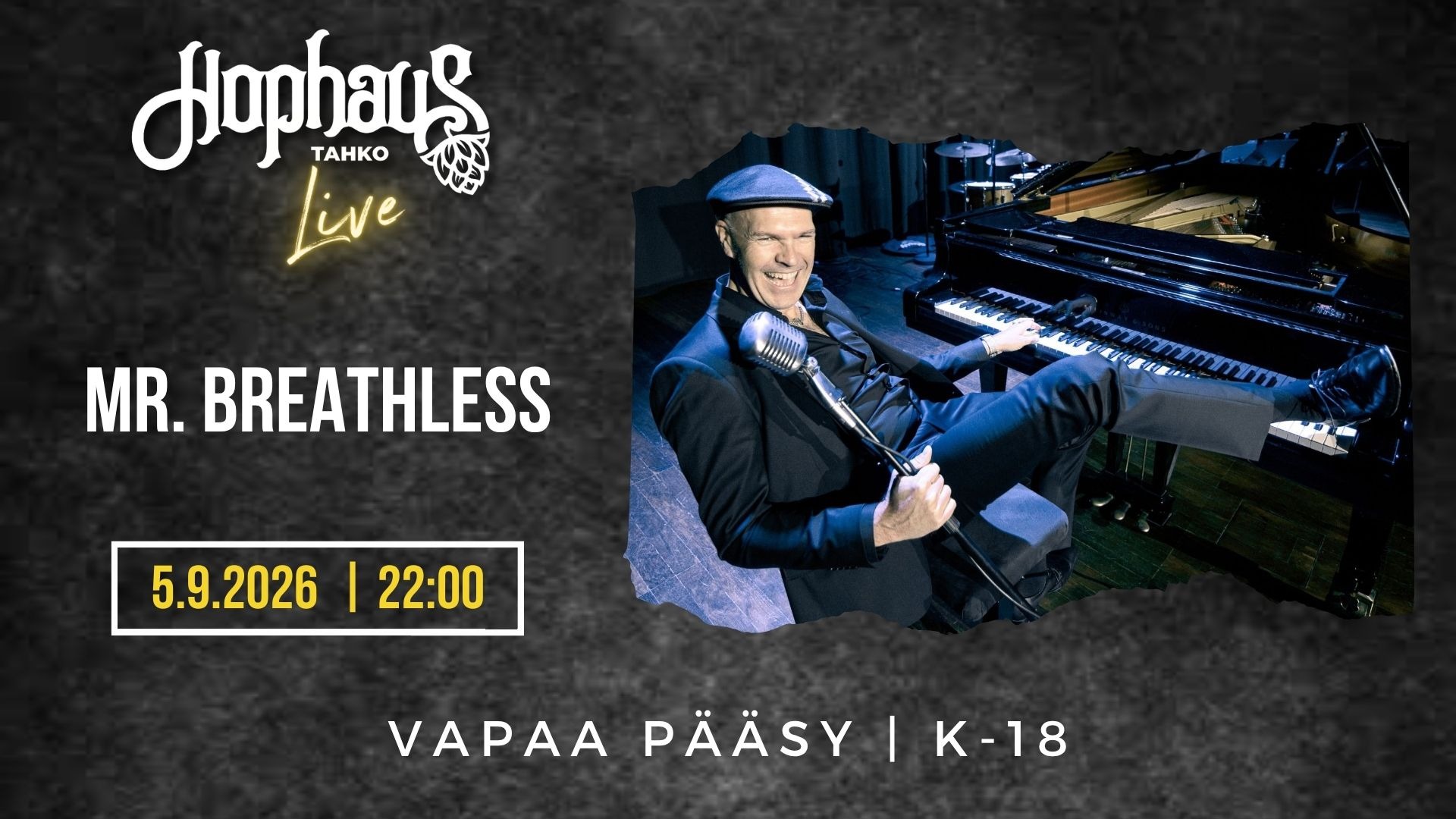 HOPHAUS LIVE: MR. BREATHLESS