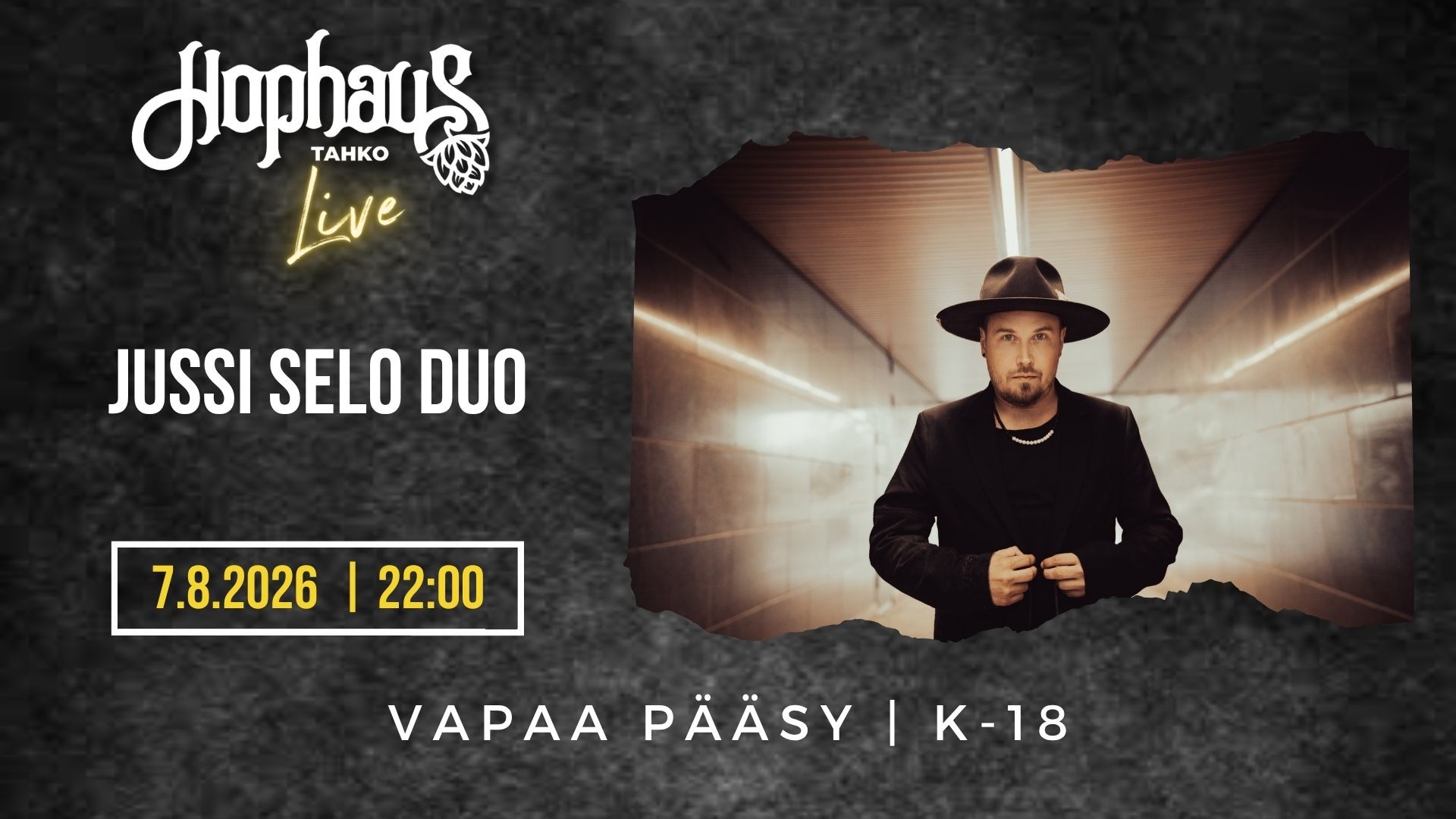 HOPHAUS LIVE: JUSSI SELO DUO