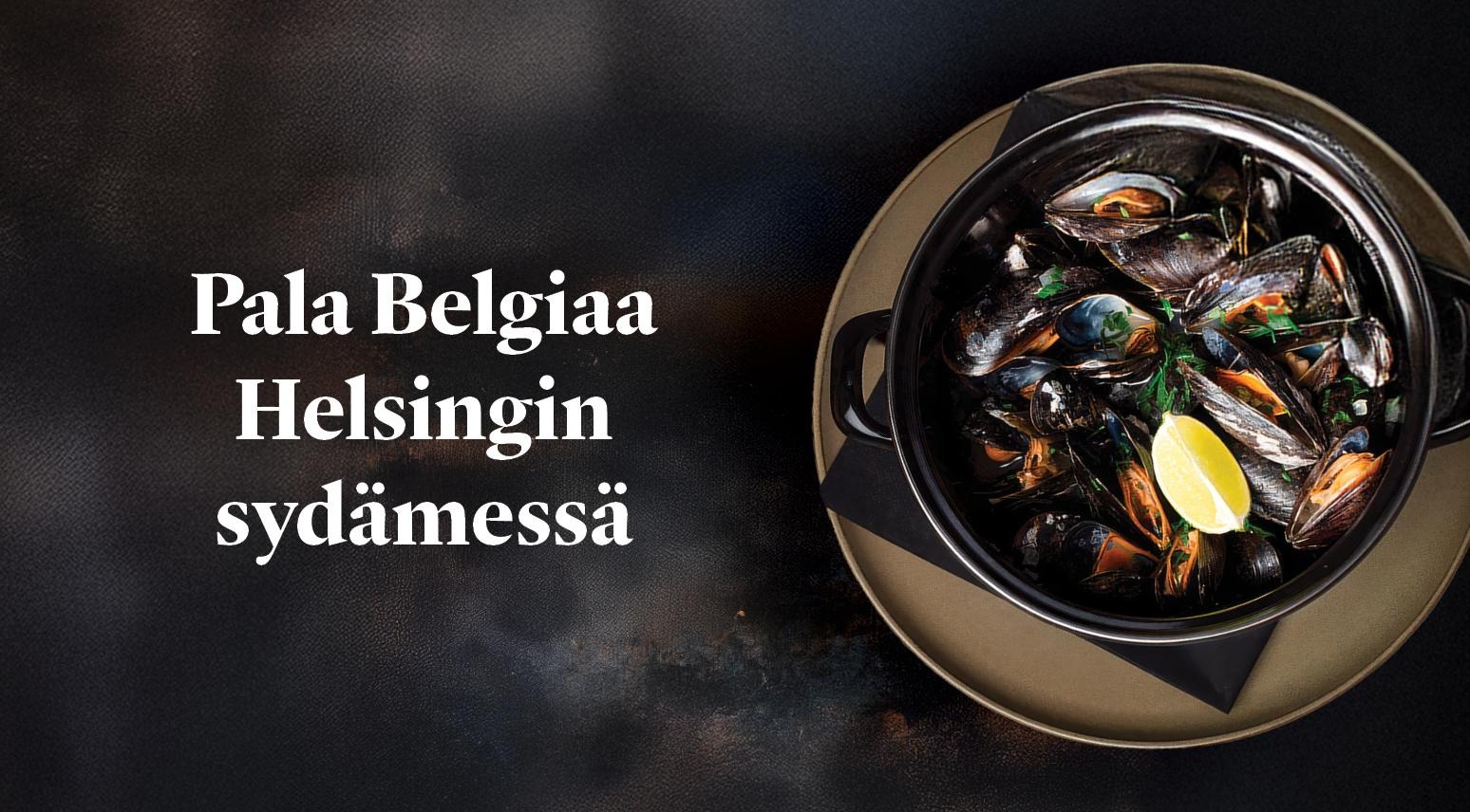 Mustad rannakarbid mustas potis, kaunistatud sidruniviilu ja ürtidega.