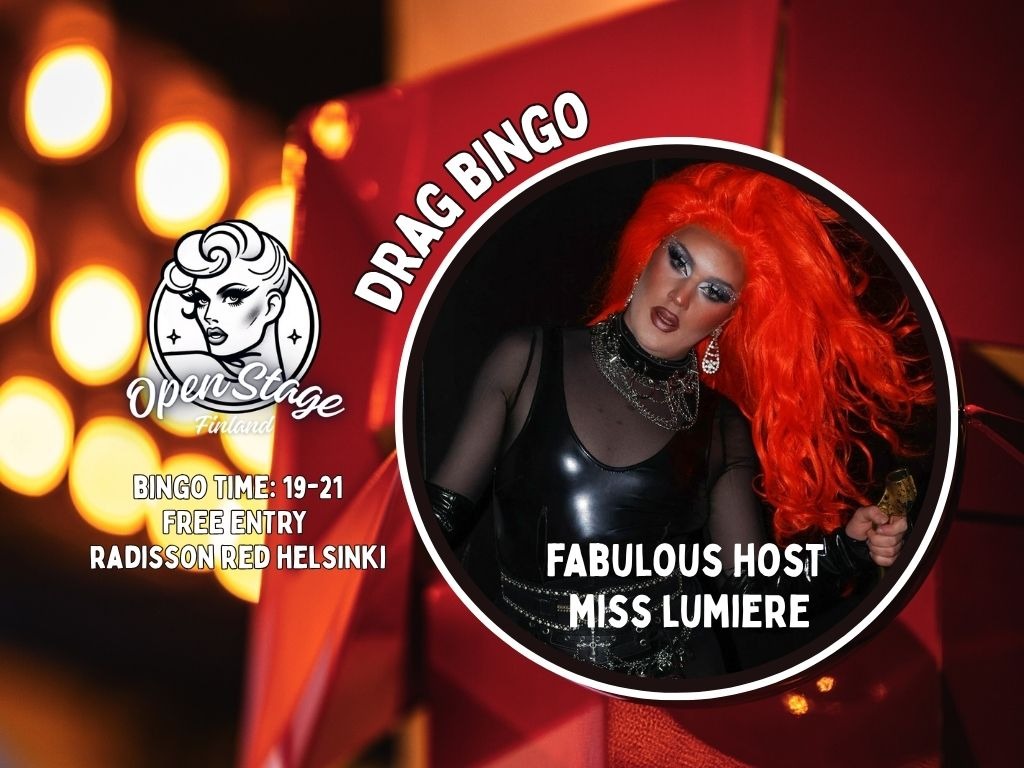 Drag bingo Radisson RED Helsingissä