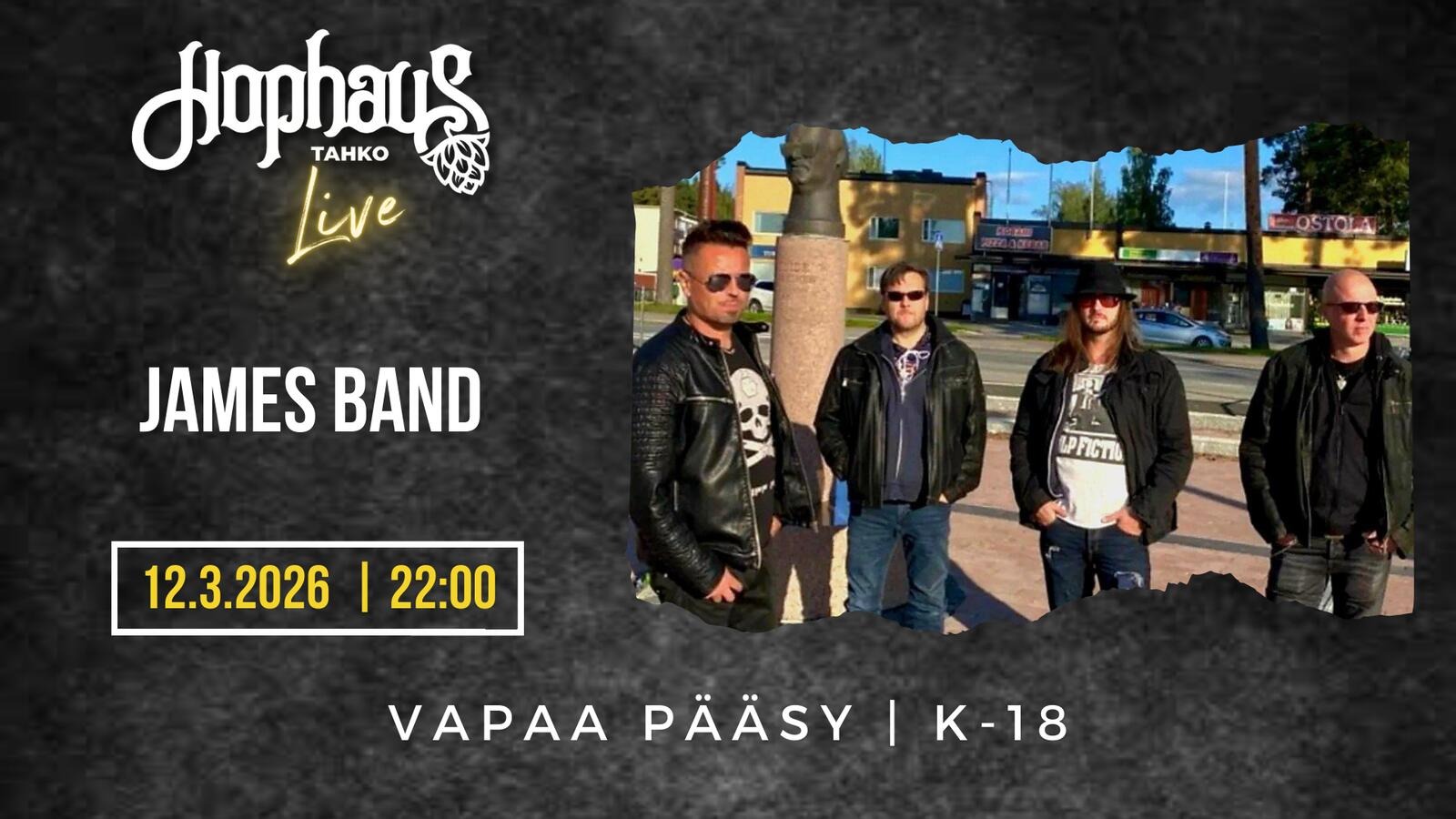 HOPHAUS LIVE: JAMES BAND