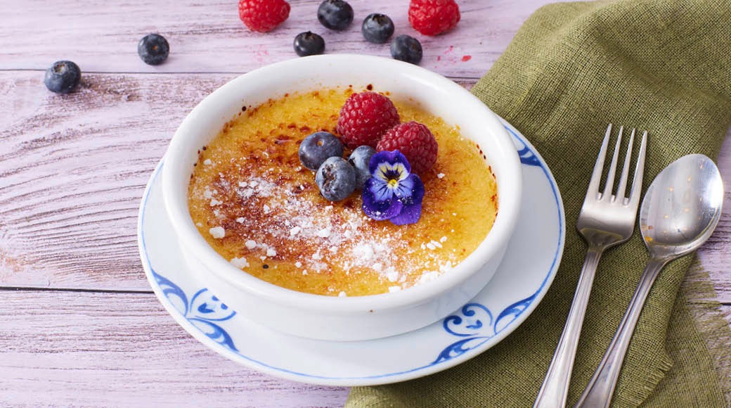 Amaretto brulee