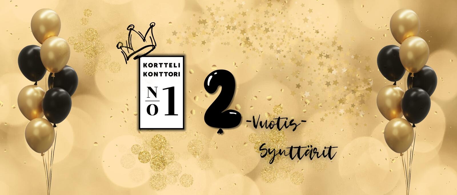 Korttelikonttorin Synttärit 16:00
