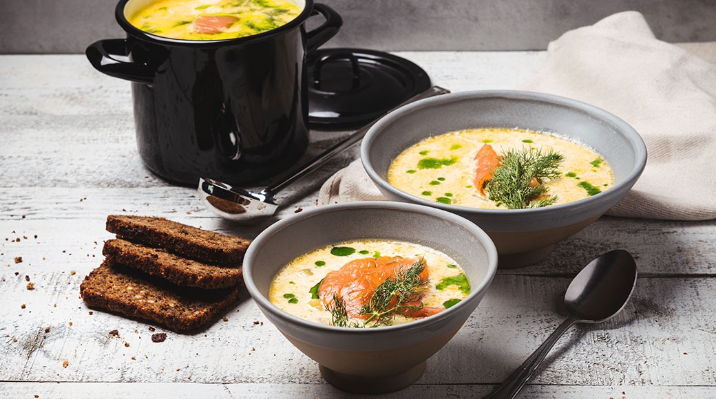 SALMON SOUP