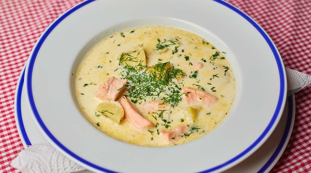 SALMON SOUP