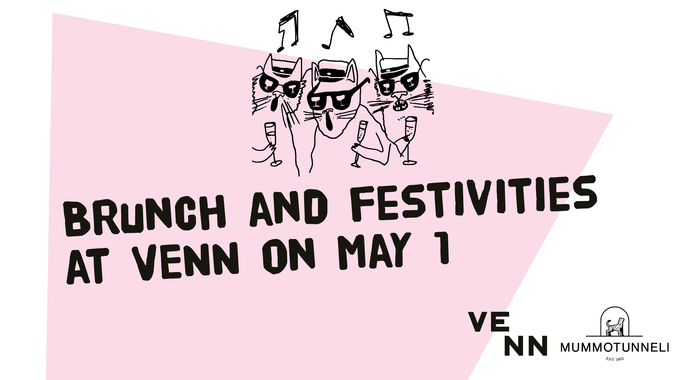 Vappuiloa VENNin brunssilla 1.5.