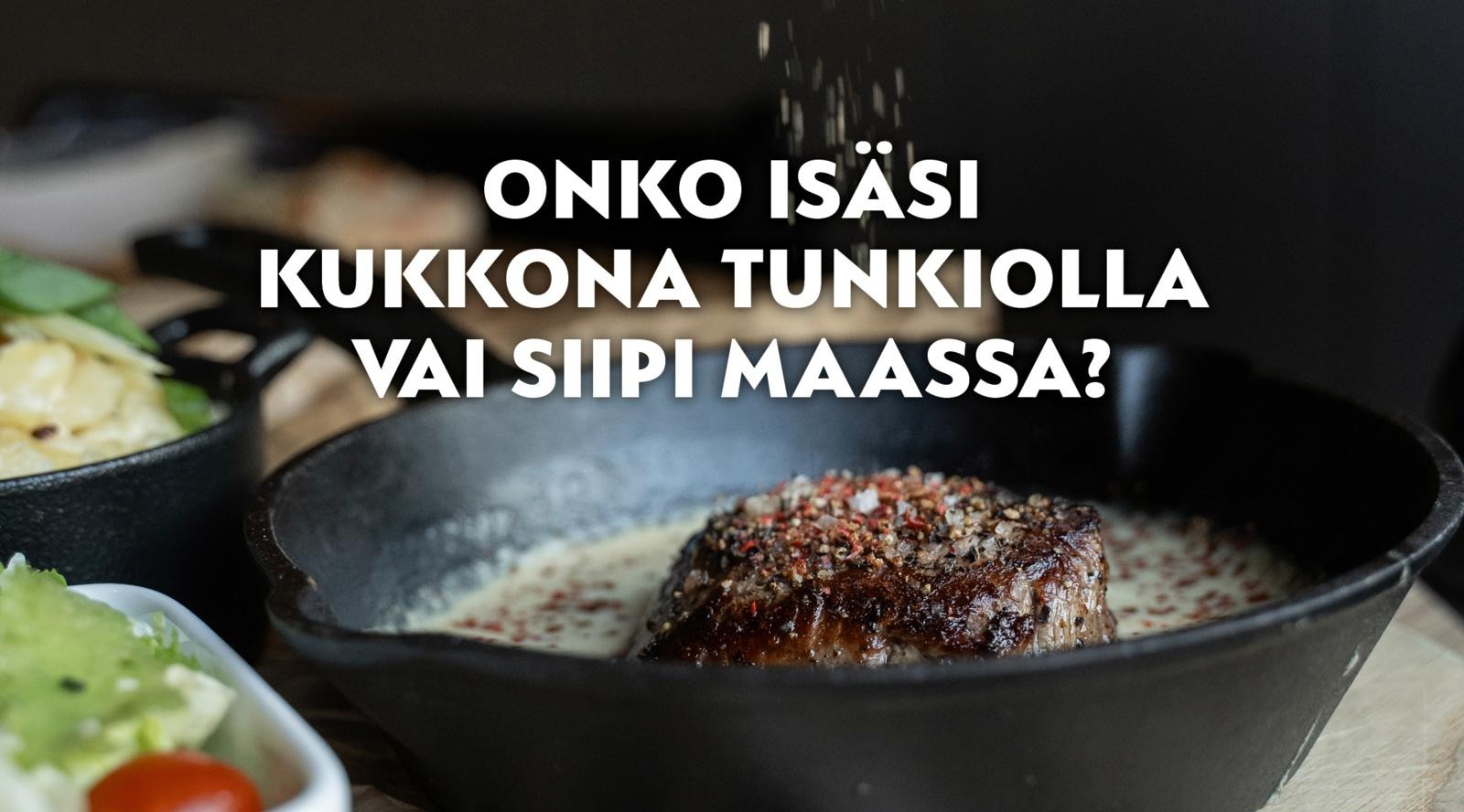 Pippuripihviannos, jonka päälle sirotellaan lisää pippuria