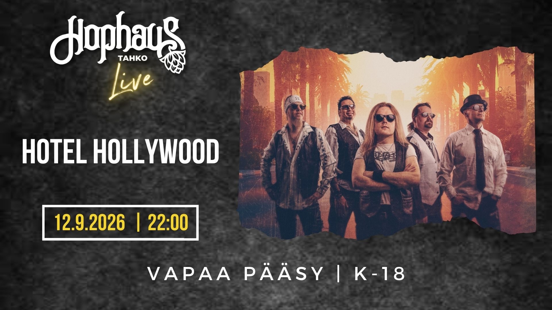HOPHAUS LIVE: HOTEL HOLLYWOOD