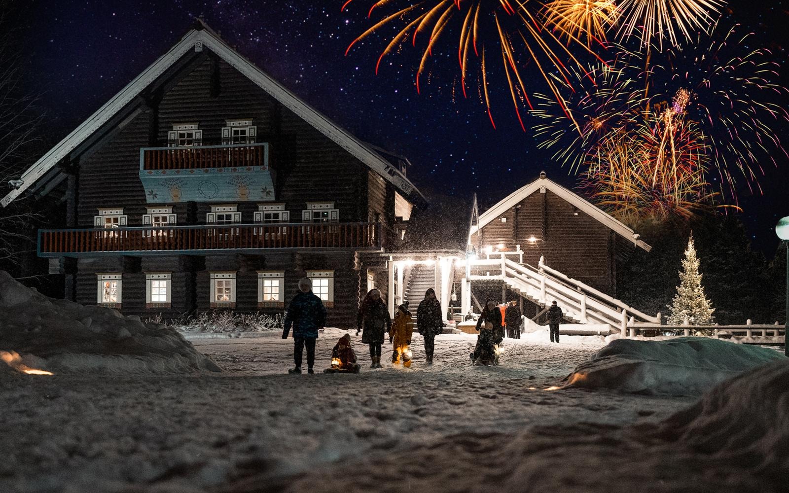 Uudenvuoden ilotulitus Bomballa