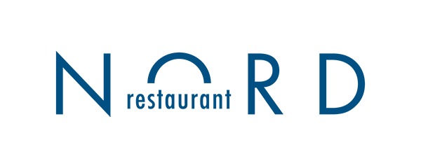 Blue logo of NORD restaurant.